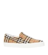 BURBERRY VINTAGE CHECK SLIP-ON trainers,15736134