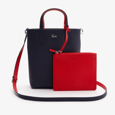 Lacoste Women's Anna Vertical Reversible Tote - One Size In Blue