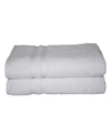 Talesma Element 2-pc. Turkish Cotton Bath Sheet Set Bedding In White