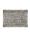 Laura Ashley Butter Chenille Bath Mat, 17" X 24" In Light Gray
