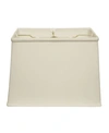 Macy's Cloth&wire Slant Retro Rectangle Softback Lampshade With Washer Fitter In White