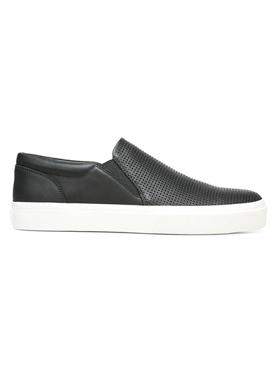 Vince Farran-b Leather Slip-on Sneaker In Black
