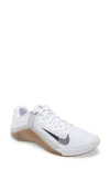 Nike Metcon 6 Rubber-trimmed Mesh Sneakers In White,gum Dark Brown,grey Fog,black