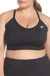 Nike Indy Sports Bra In Black/ Black/ White