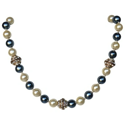 Pre-owned Celine Pearls Necklace In Multicolour