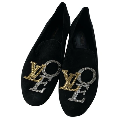 Pre-owned Louis Vuitton Ballet Flats In Black
