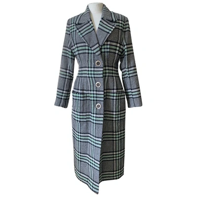 Pre-owned Natasha Zinko Wool Coat In Grey