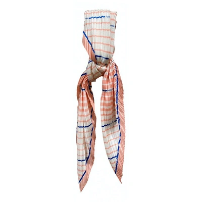 Pre-owned Chanel Silk Neckerchief In Pink