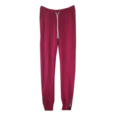 Pre-owned Cotton Citizen Trousers In Red