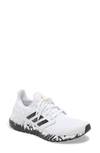 Adidas Originals Ultraboost 20 Running Shoe In White/ Core Black/ Coral