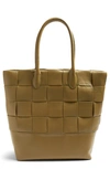 TOPSHOP WEAVE FAUX LEATHER TOTE,24W03TOLV