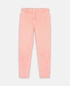 STELLA MCCARTNEY STELLA MCCARTNEY KIDS BRIGHT CORAL MOM DENIM TROUSERS,13503207