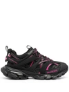 Balenciaga Track Logo-detailed Mesh And Rubber Sneakers In Black