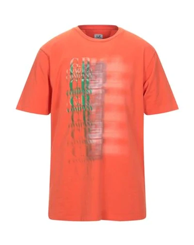 C.p. Company T-shirts In Orange
