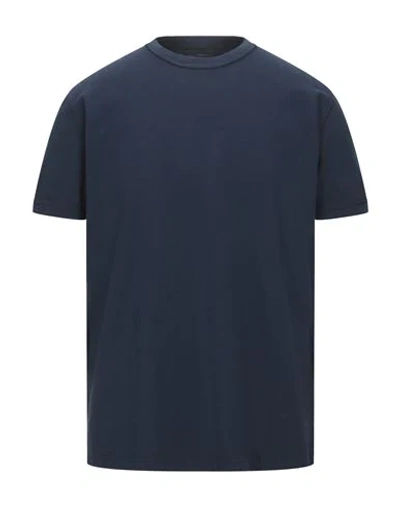 Original Vintage Style T-shirt In Navy Blue