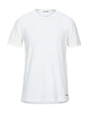Jil Sander V-neck Cotton T-shirt In White