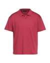 Roberto Collina Polo Shirts In Red