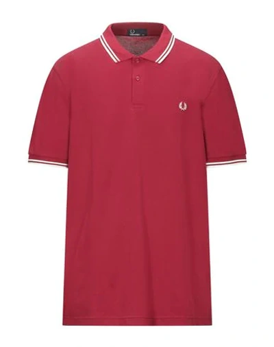Fred Perry Polo Shirt In Red