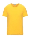 Alpha Studio T-shirts In Yellow