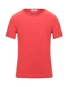 Alpha Studio T-shirts In Red