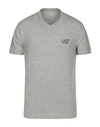 Ea7 T-shirts In Grey