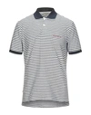 Woolrich Polo Shirts In Blue