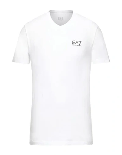Ea7 T-shirts In White