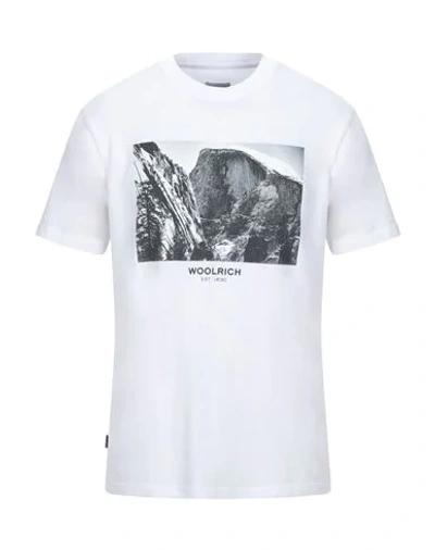 Woolrich T-shirts In White