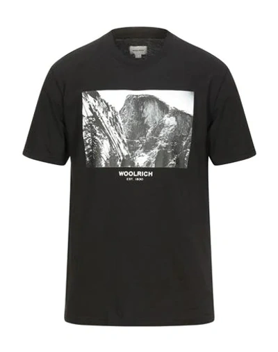 Woolrich T-shirts In Black
