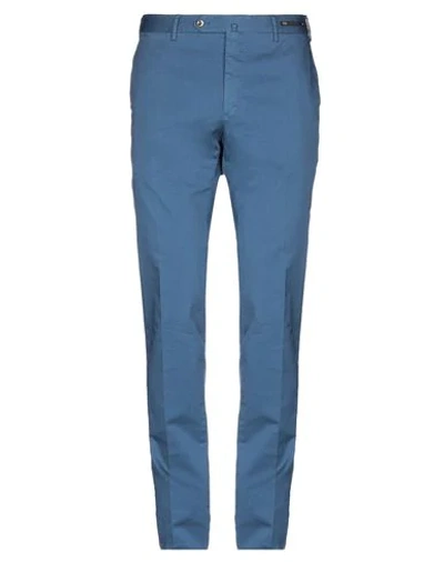 Pt Torino Casual Pants In Dark Blue