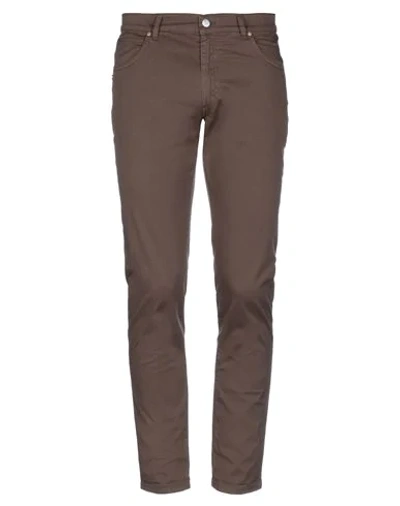 Grey Daniele Alessandrini Pants In Cocoa