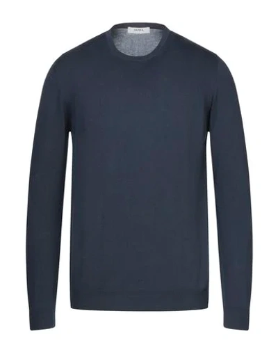 Alpha Studio Sweaters In Blue