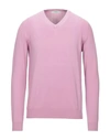 Alpha Studio Sweaters In Pink