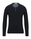 Alpha Studio Sweaters In Dark Blue
