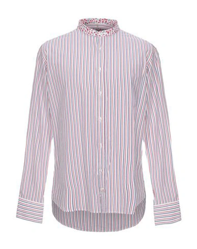 Panama Striped Shirt In White