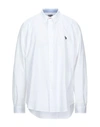 Ps By Paul Smith Solid Color Shirt In White