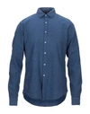 At.p.co Shirts In Slate Blue