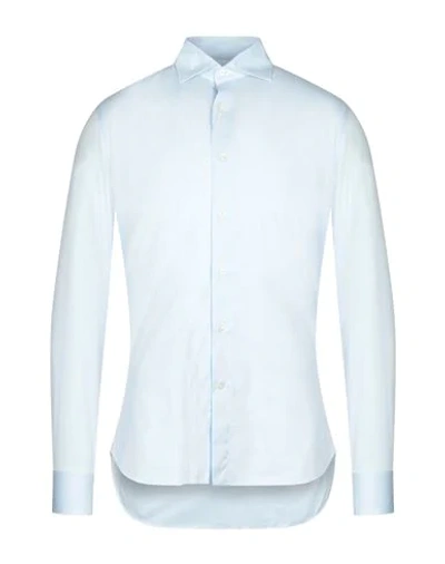 Alea Solid Color Shirt In Sky Blue