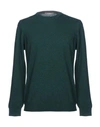 Andrea Fenzi Sweater In Emerald Green