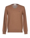 Brooksfield Sweaters In Camel
