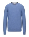 Brooksfield Sweaters In Sky Blue