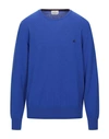 Brooksfield Sweaters In Bright Blue