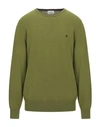 Brooksfield Sweaters In Acid Green