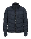 Woolrich Down Jackets In Dark Blue