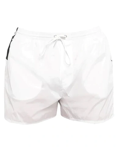 Dsquared2 Swim Trunks In White