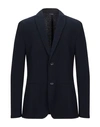 Grey Daniele Alessandrini Suit Jackets In Dark Blue