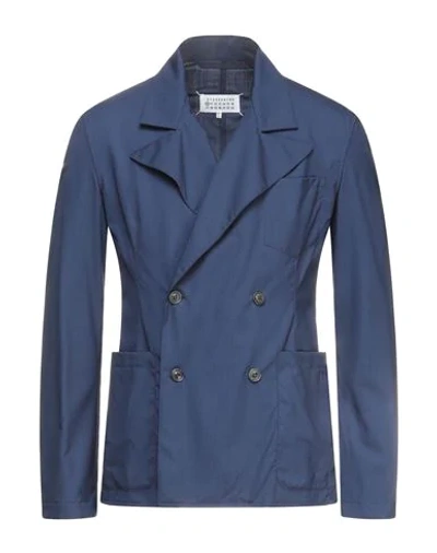 Maison Margiela Suit Jackets In Dark Blue