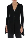 ALEXANDER WANG ALEXANDER WANG RIB KNIT SPLIT HEM CARDIGAN