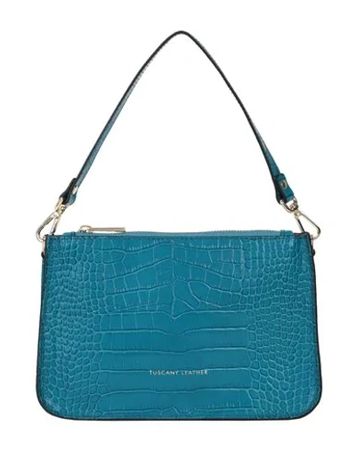 Tuscany Leather Handbags In Blue