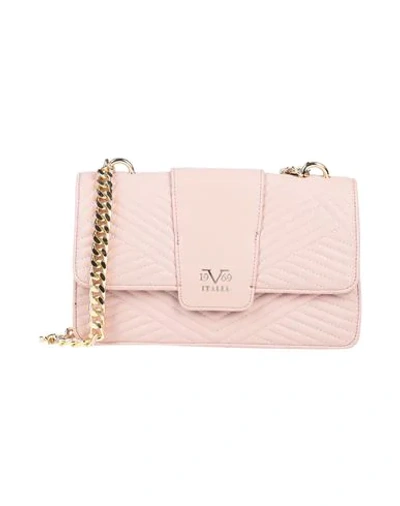 19v69 By Versace Handbags In Light Pink